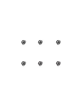 M3 Nylon Nut 6PCS