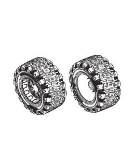 Tire unit 2pcs
