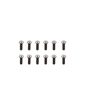 PD602-075 Flat Head Hex Screw HM4x20 12pcs