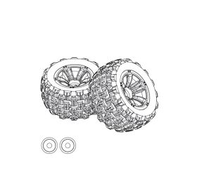 Wheel and tire